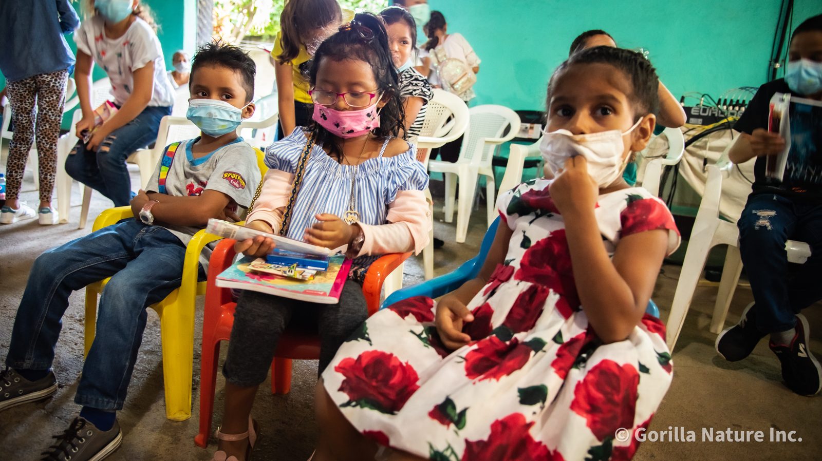Students during a Gorilla Nature visit